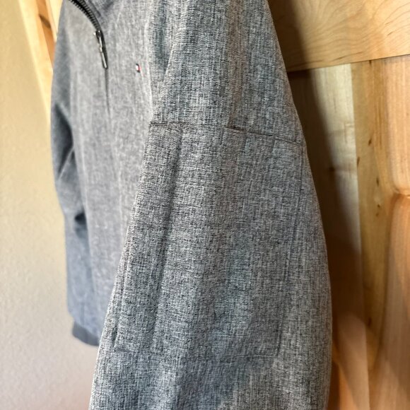 Tommy Hilfiger Hooded Jacket Light Gray XS 3 Layer Water Wind Resistant - Picture 6 of 12